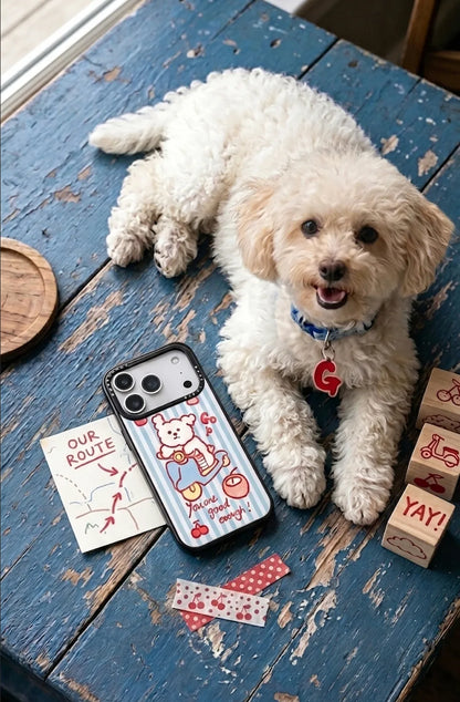 Blue Stripe Scooter Puppy