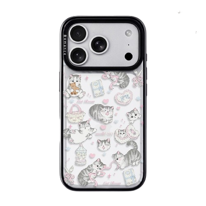 Pink-Gingham-Cat-Style.png	CasePoppi camera lens protector with a pink gingham background and adorable cat character.