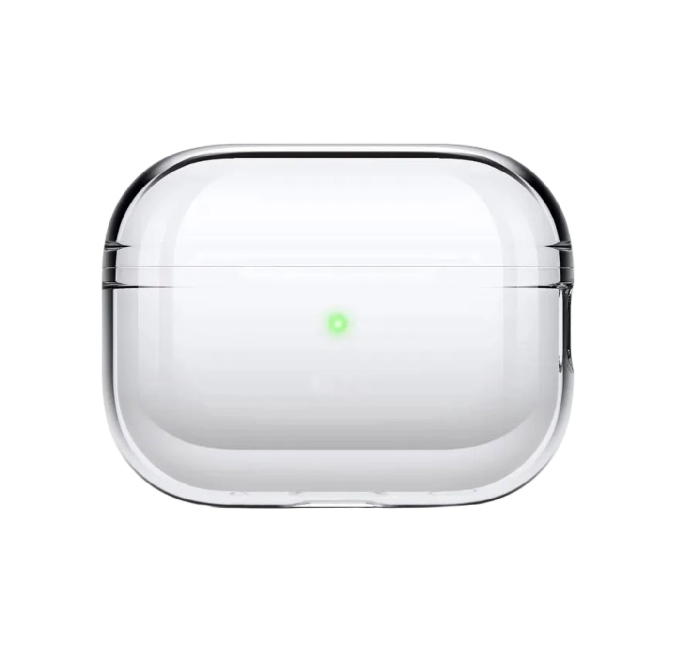 CasePoppi The Lucid Shell in Crystal Clear, ultra-transparent TPU AirPods Pro case showcasing the original device design.