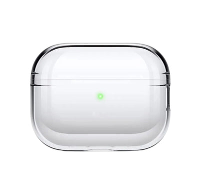 CasePoppi The Lucid Shell in Crystal Clear, ultra-transparent TPU AirPods Pro case showcasing the original device design.