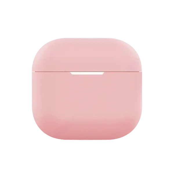 CasePoppi The Cloud Silk Case in Baby Pink, a sweet and soft pastel-toned silicone cover for a cute tech accessory look.