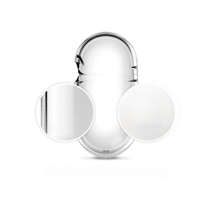 Perspective view of The Lucid Shell, highlighting the 360-degree full-body protection and precision-cut charging port.