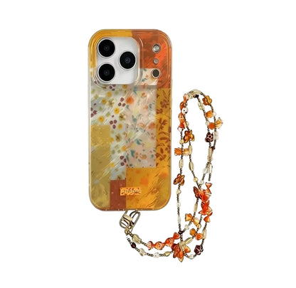 CasePoppi Vibrant Orange premium leather folio phone case featuring a functional integrated card slot.