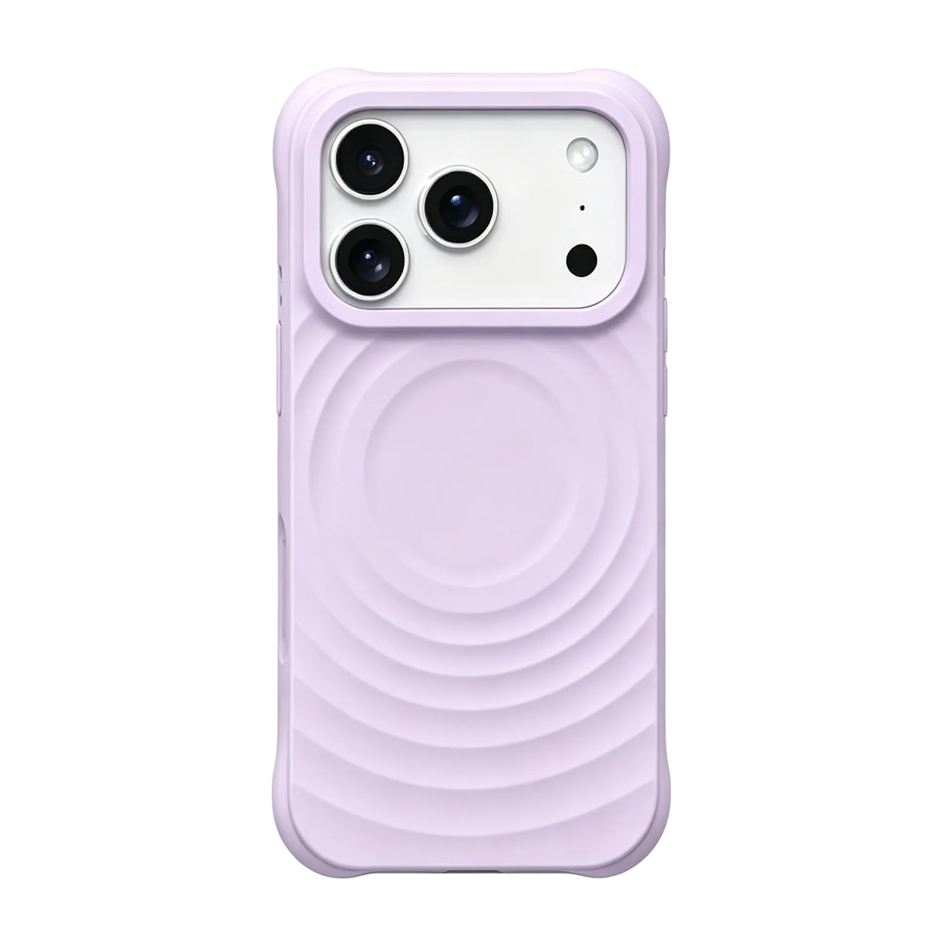 Dreamy lavender mist Zen Ripple case for iPhone 17.
