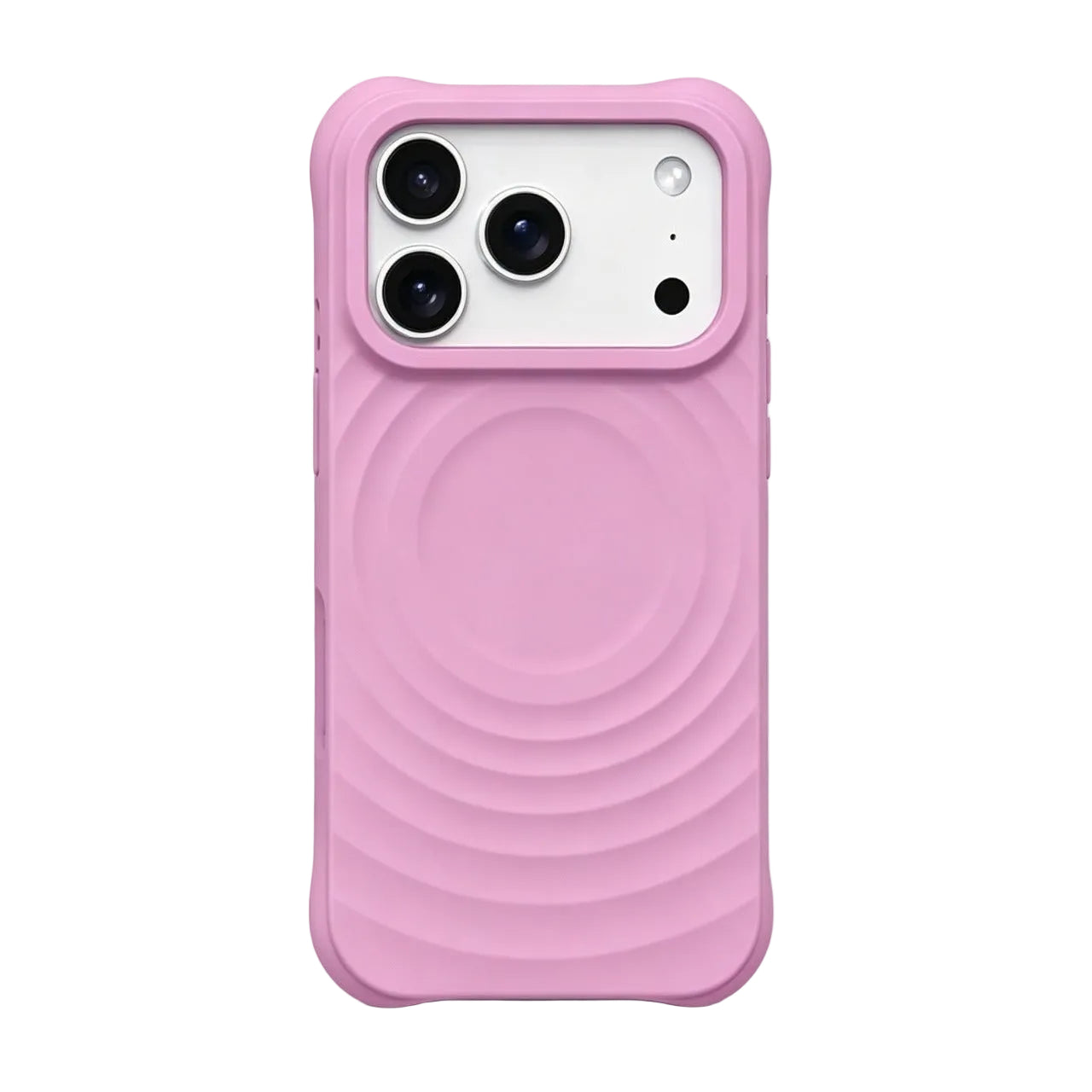 Delicate petal rose Zen Ripple case for iPhone 17.