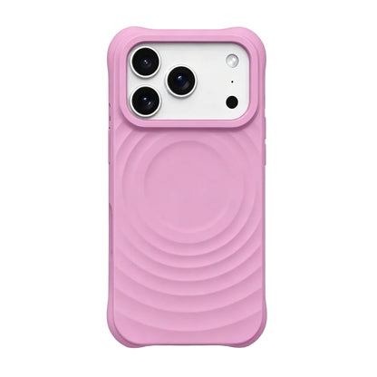 Delicate petal rose Zen Ripple case for iPhone 17.