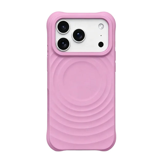 Delicate petal rose Zen Ripple case for iPhone 17.