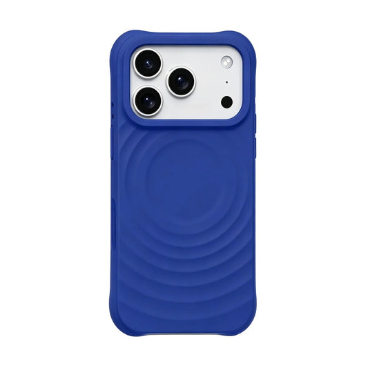 Classic navy blue Zen Ripple case for iPhone 17.