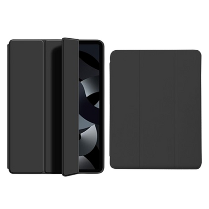 Professional classic black iPad folio case with a matte finish, ideal for office and business use.