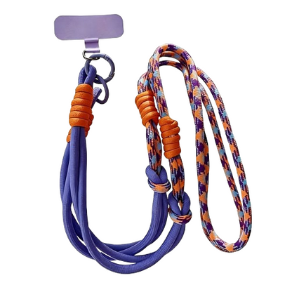Multi-Way Knitted Crossbody Phone Lanyard