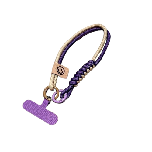 Smiley Braided Artisan Wristlet