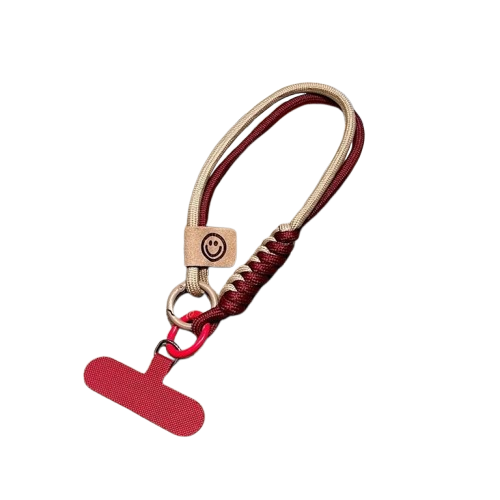 Smiley Braided Artisan Wristlet