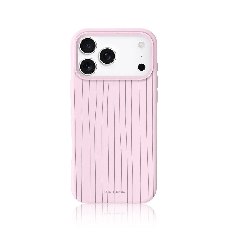 CasePoppi Taro Lilac Light Purple Ribbed Liquid Silicone iPhone Case with Soft Touch Texture